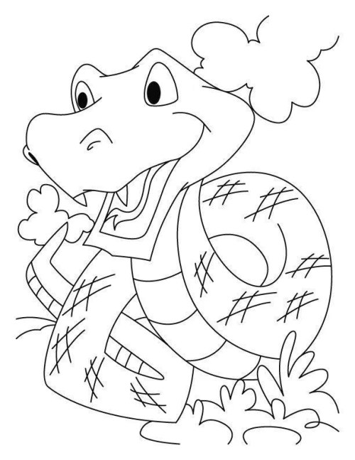 Snakes Coloring Pages 004