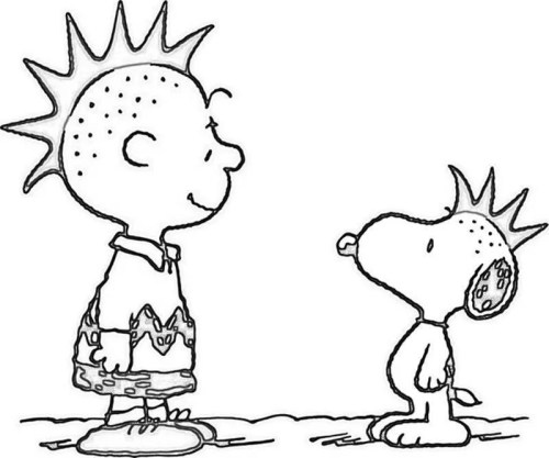 Snoopy Coloring Pages 005