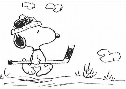 Snoopy Coloring Pages 011