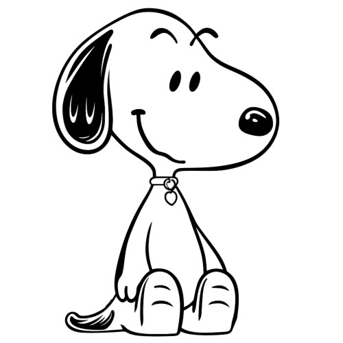 Snoopy Coloring Pages 016