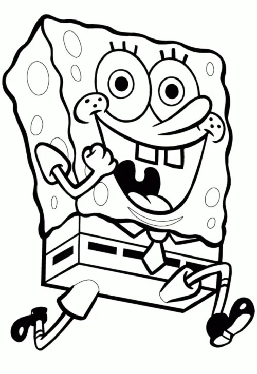 Spongebob Coloring Pages – 025