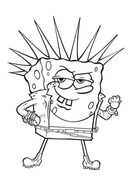 Spongebob Coloring Pages – 027