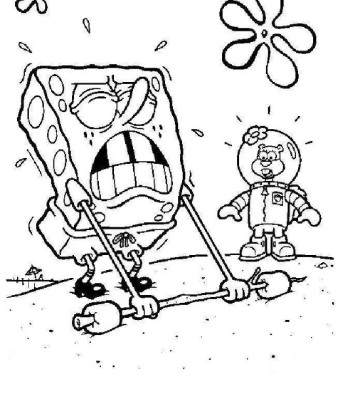 SpongeBob Coloring Pages 033