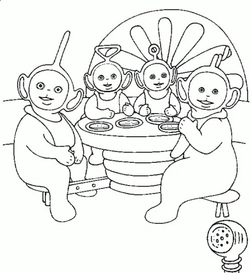 Teletubbies Coloring Pages 015