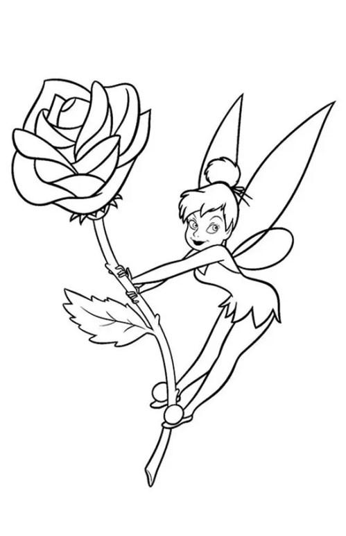 Tinkerbell Coloring Pages 007