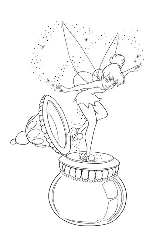 Tinkerbell Coloring Pages 010