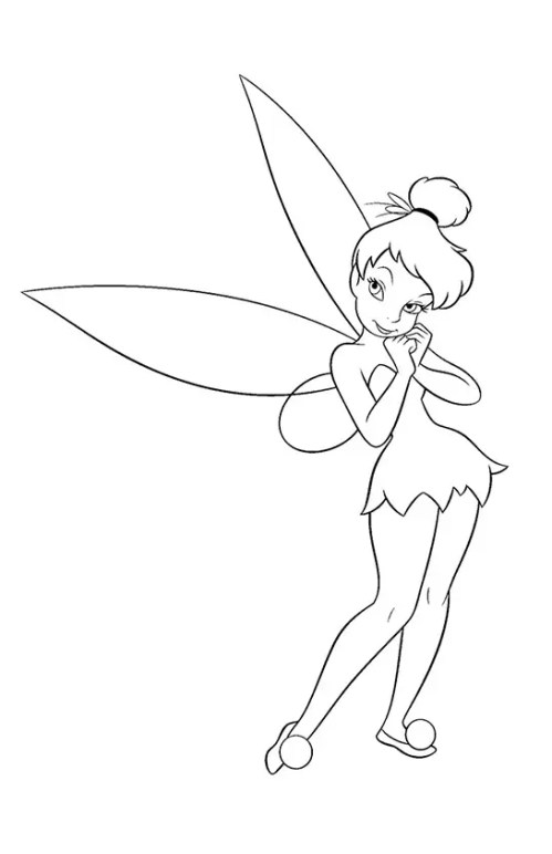 Tinkerbell Coloring Pages 013