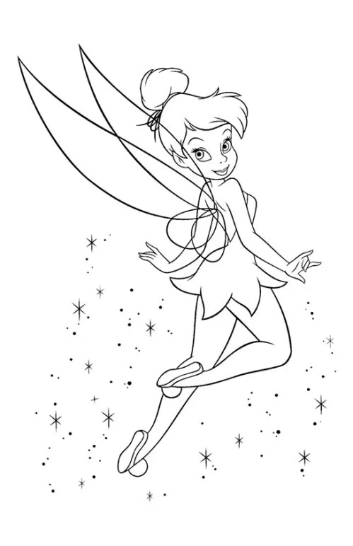 Tinkerbell Coloring Pages 016