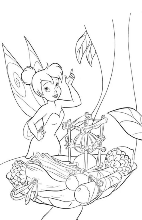Tinkerbell Coloring Pages 019