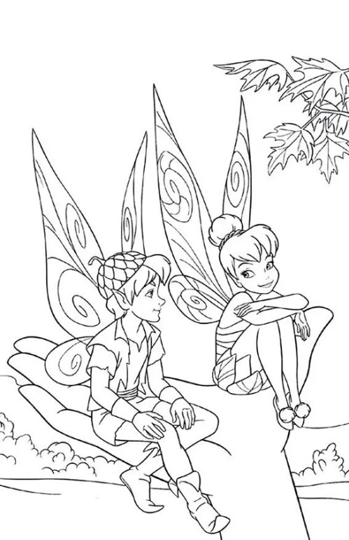 Tinkerbell Coloring Pages 020