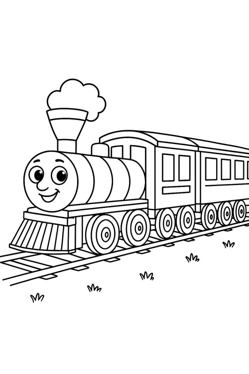 Train Coloring Pages 029