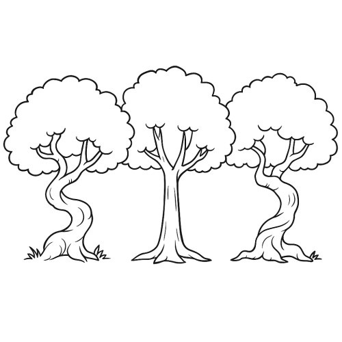 Trees Coloring Pages 006