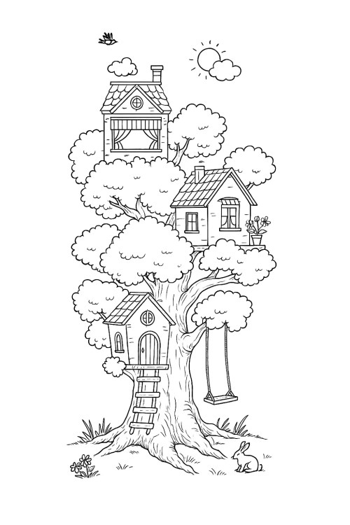 Trees Coloring Pages 007