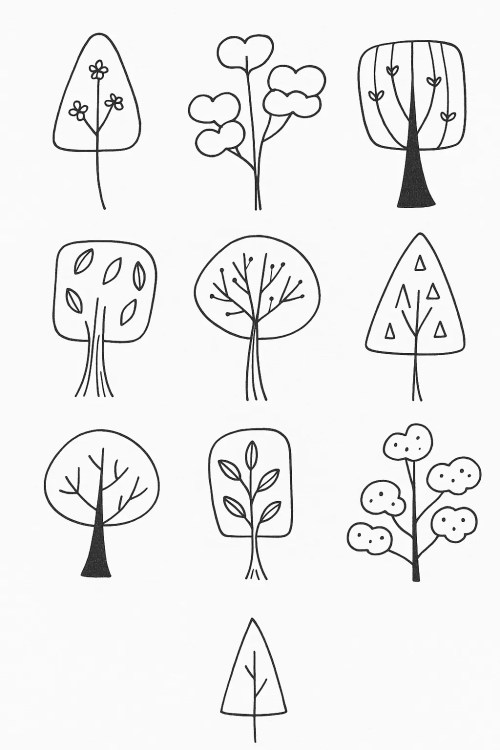 Trees Coloring Pages 013