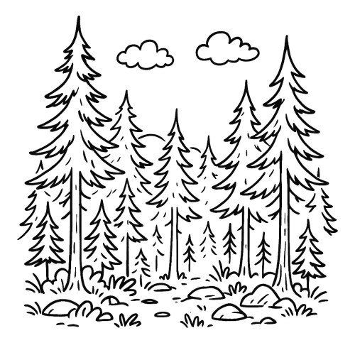 Trees Coloring Pages 017