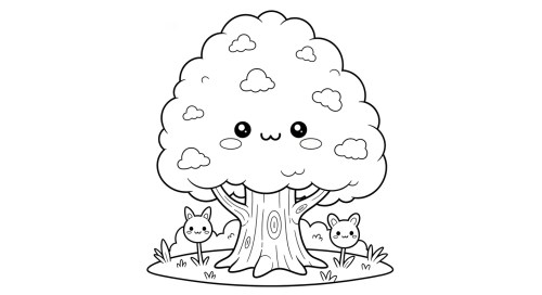 Trees Coloring Pages 020
