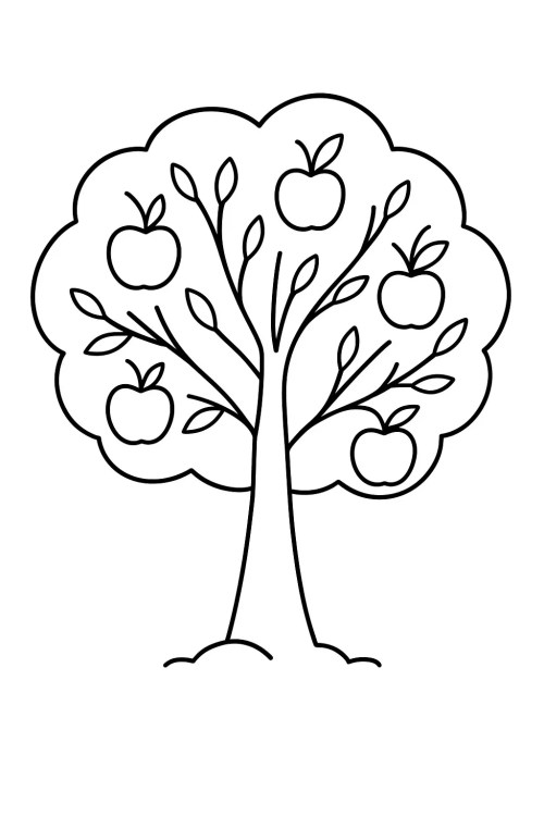 Trees Coloring Pages 023