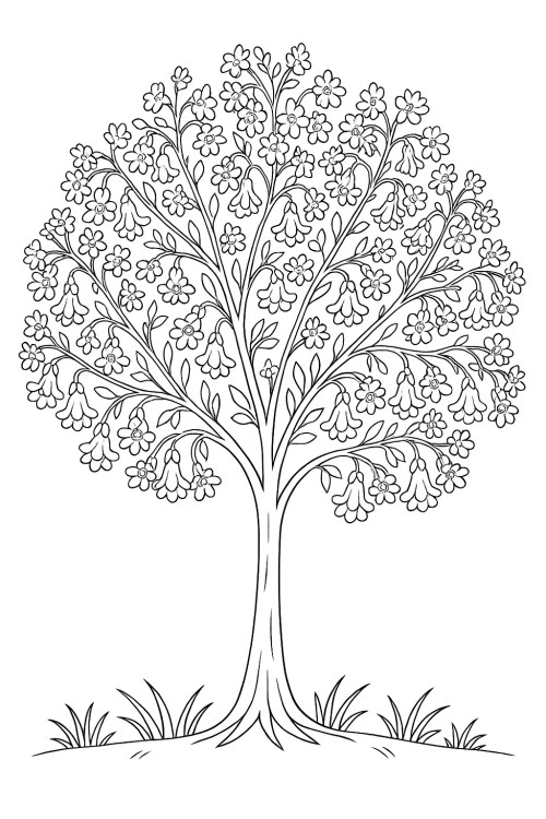 Trees Coloring Pages 031