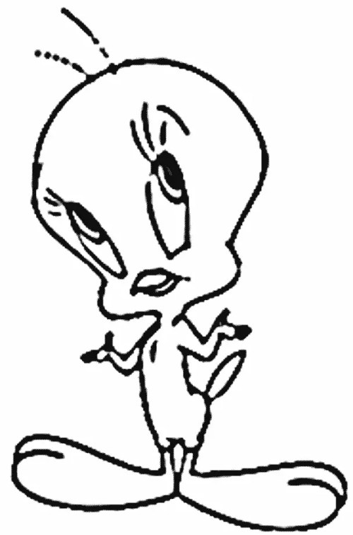 Tweety Coloring Pages 004