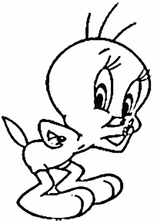 Tweety Coloring Pages 009