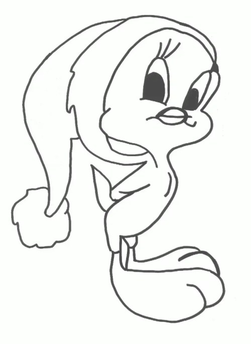 Tweety Coloring Pages 014