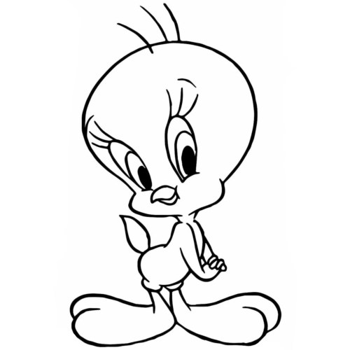 Tweety Coloring Pages 019