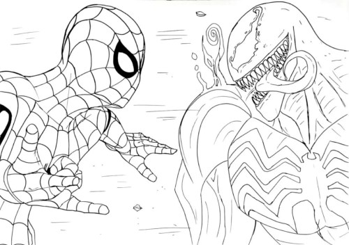 Venom Coloring Pages 008