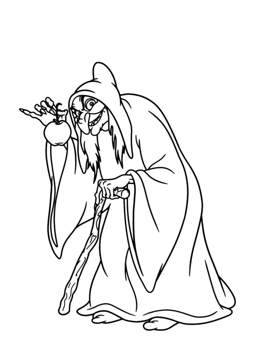 Witch Coloring Pages 014