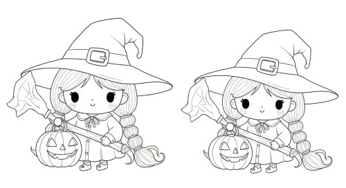 Witch Coloring Pages 015