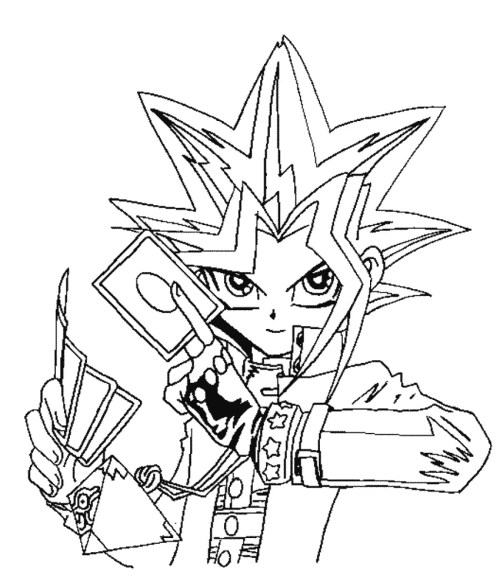 Yu-Gi-Oh Coloring Pages 007