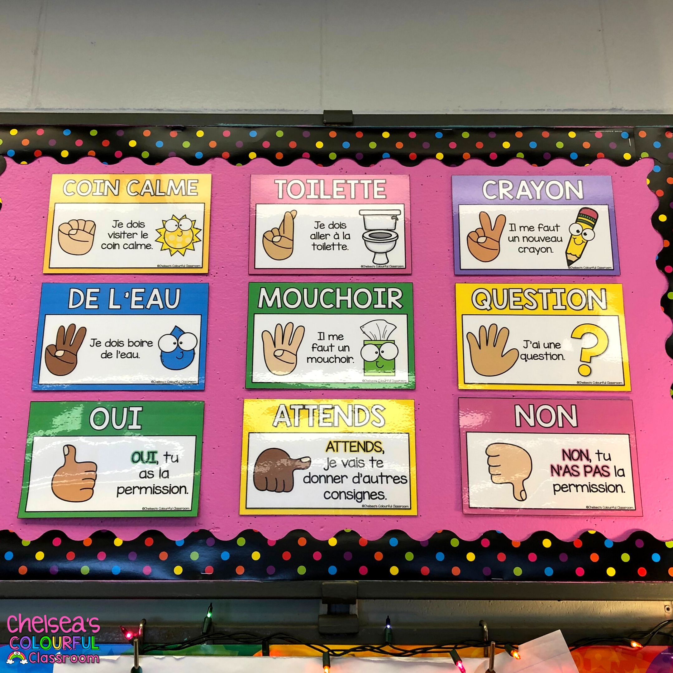 Hand Signals Classroom Posters