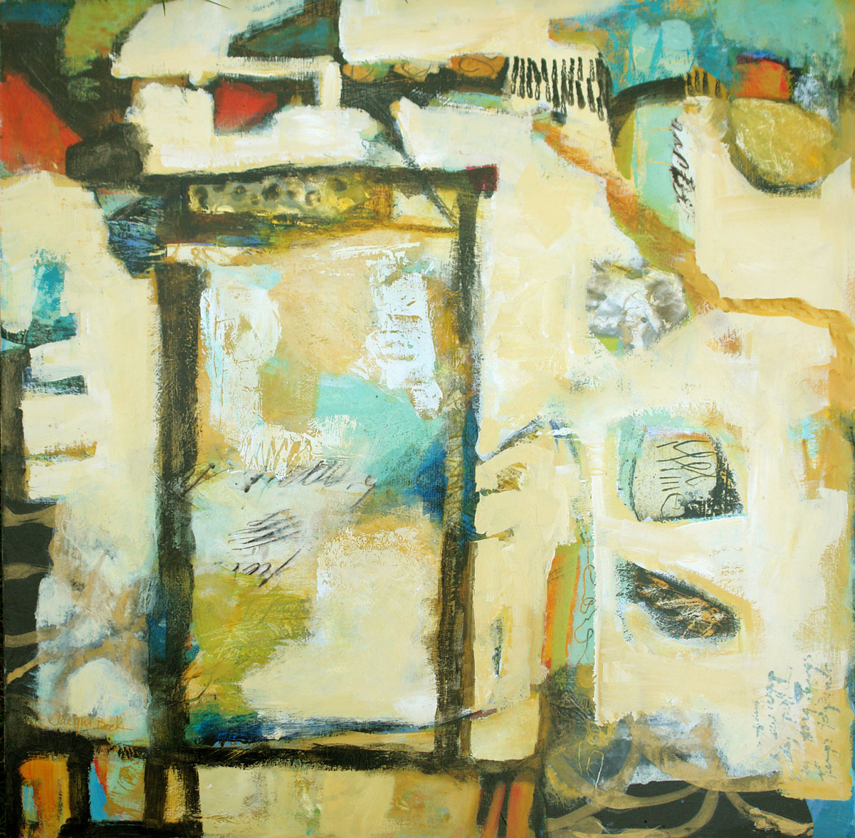 Jacqui Beck | East Doorway | Mixed Media | 24" x 24"