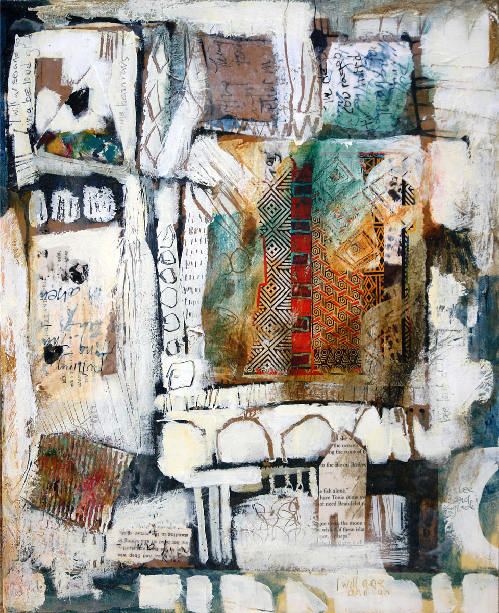 Jacqui Beck | Hidden Thoughts | Mixed Media | 17" x 14"