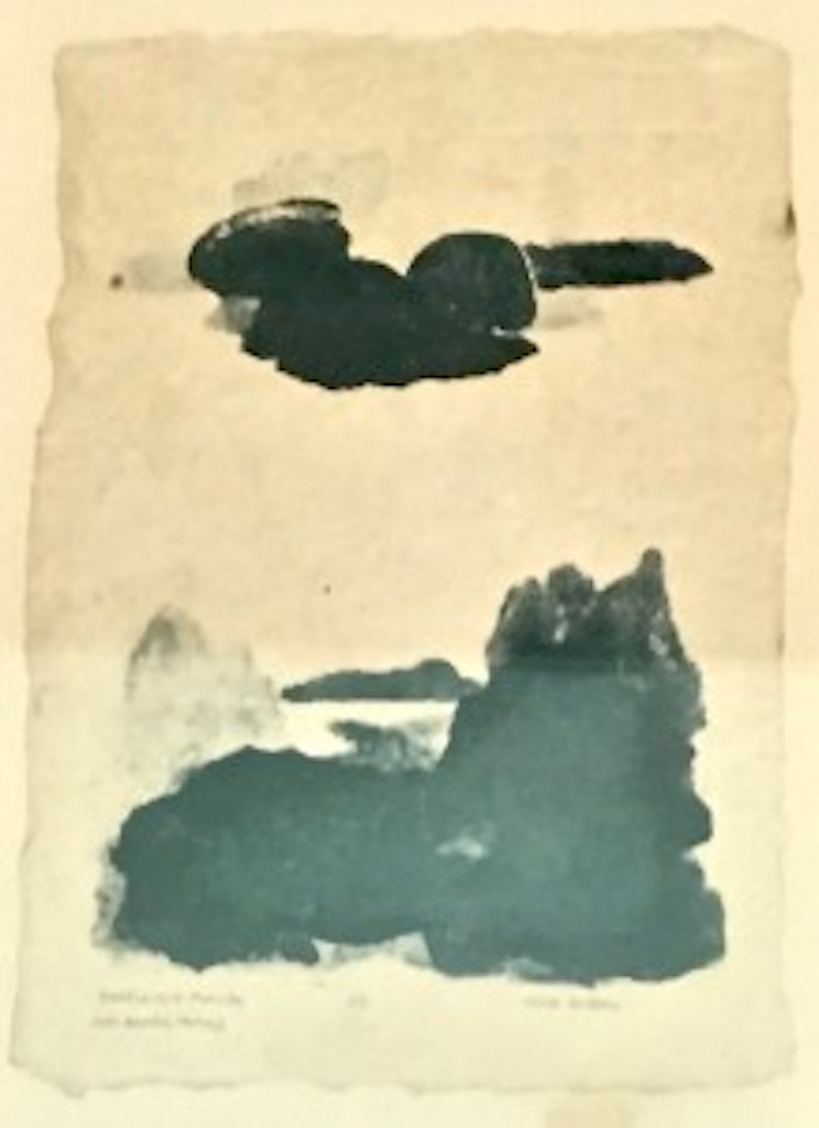 12. Tina Albro | Dwelling Places 3 | Monotype on handmade paper | Min bid $35
