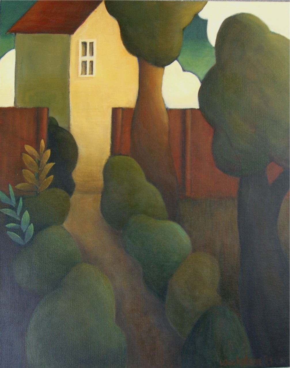 16. Lori Duckstein | Arrival | Acrylic | 16x20 | Min bid $395