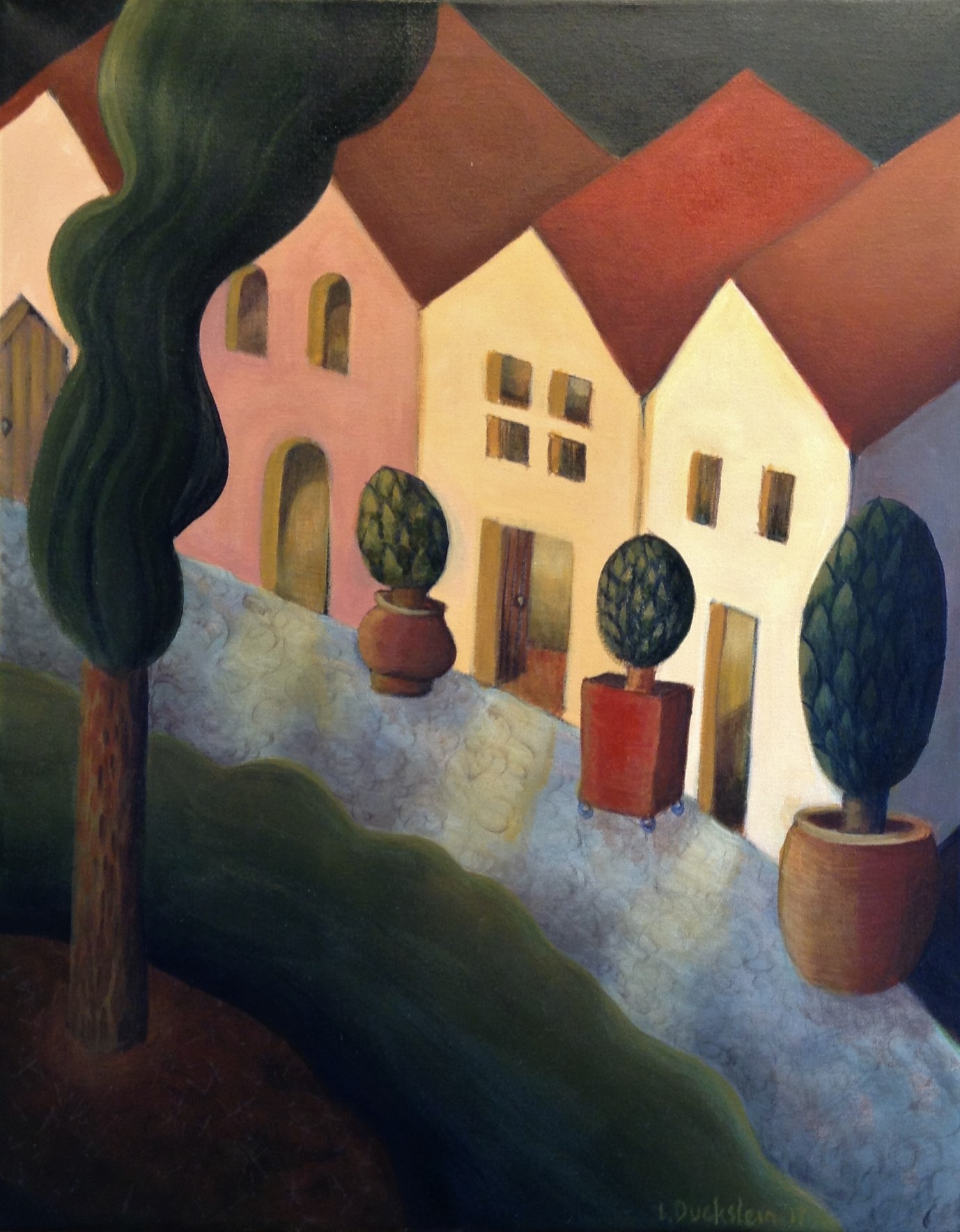 6. Lori Duckstein | Come, Stay | Acrylic | 16x20 | Min bid $300