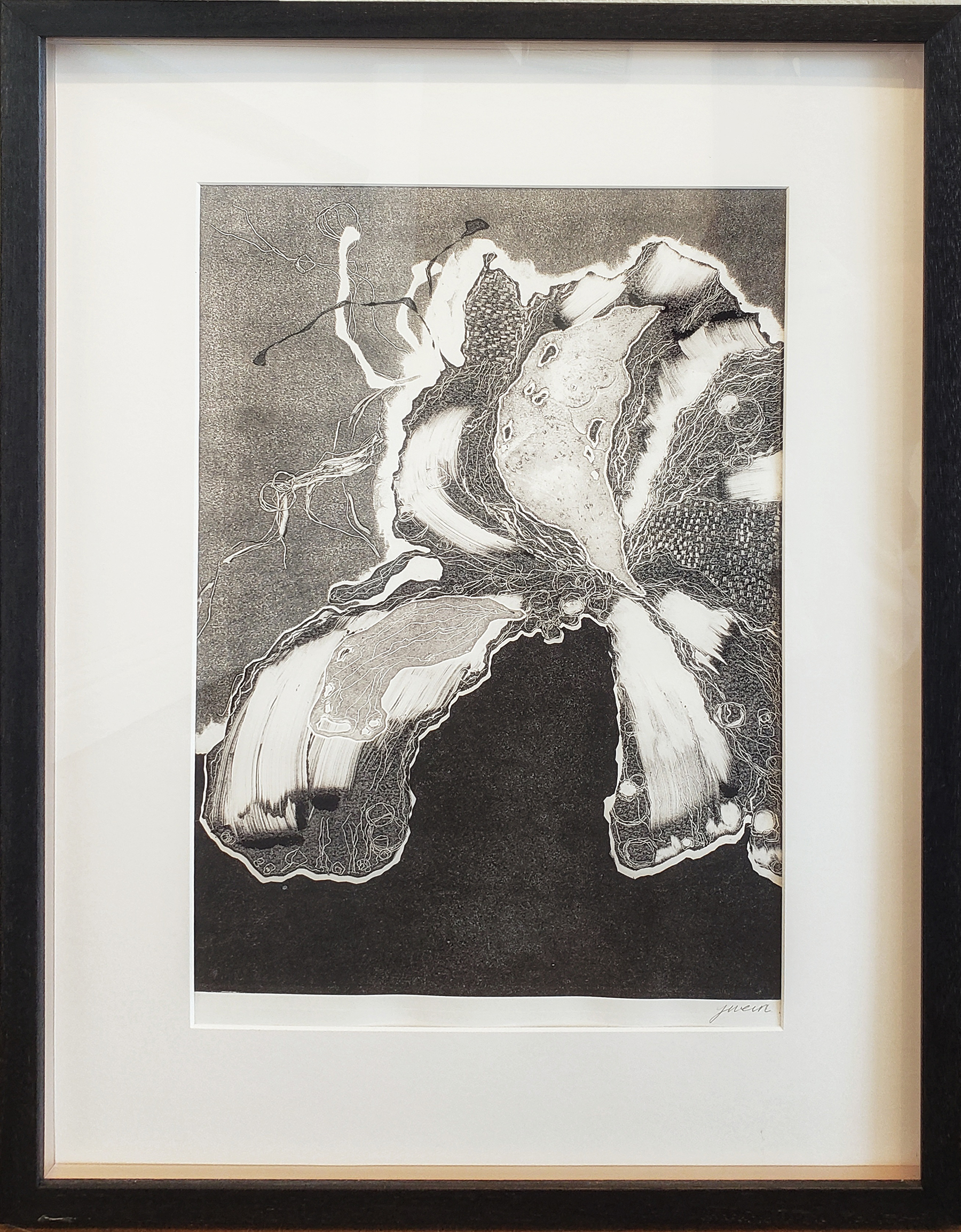 39. Jueun Shin | Underwater 1 | Monotype, collagraph | 17x24 | Min bid $310