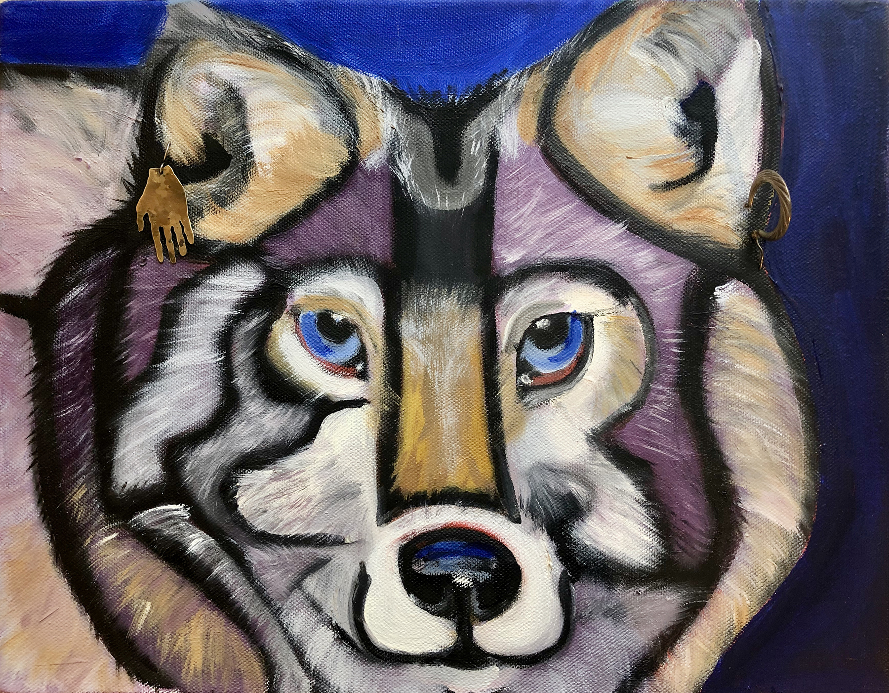 22. Margaret Tykzak | No One Argues with Jaeger's Fashion Choices | Oil on canvas | 12x16 | Min bid $375