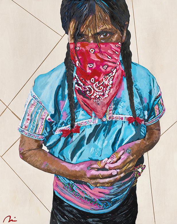 Nico Inzerella | Resistencia | Mixed Media | 30" x 24"