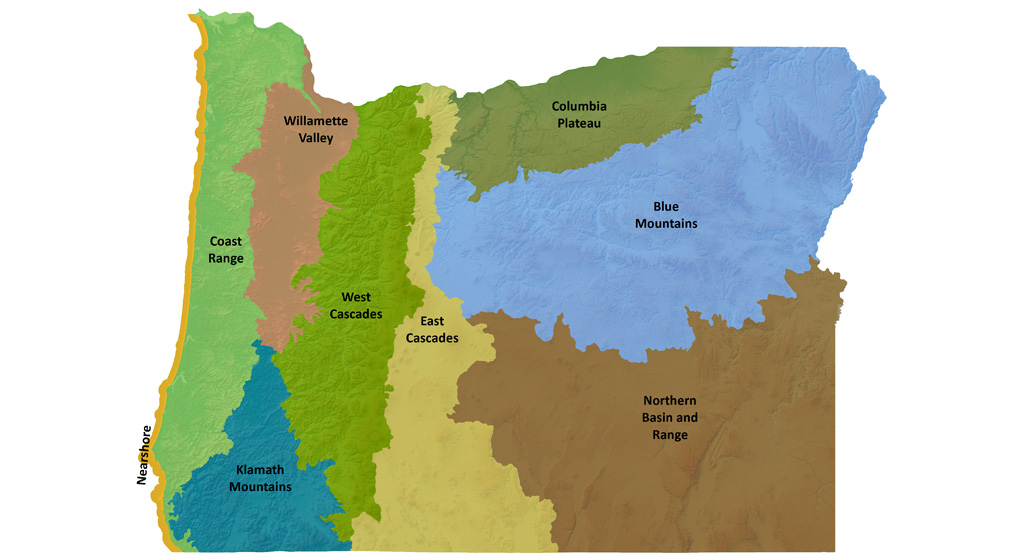 Millions Of Acres To Manage USFS Updating Plans For Three Nat L Blue Mts Map ODFW 