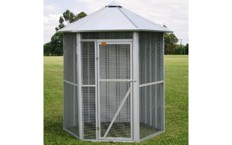Hexagonal Bird Aviaries Products With Thick Wires Col Western Sheds