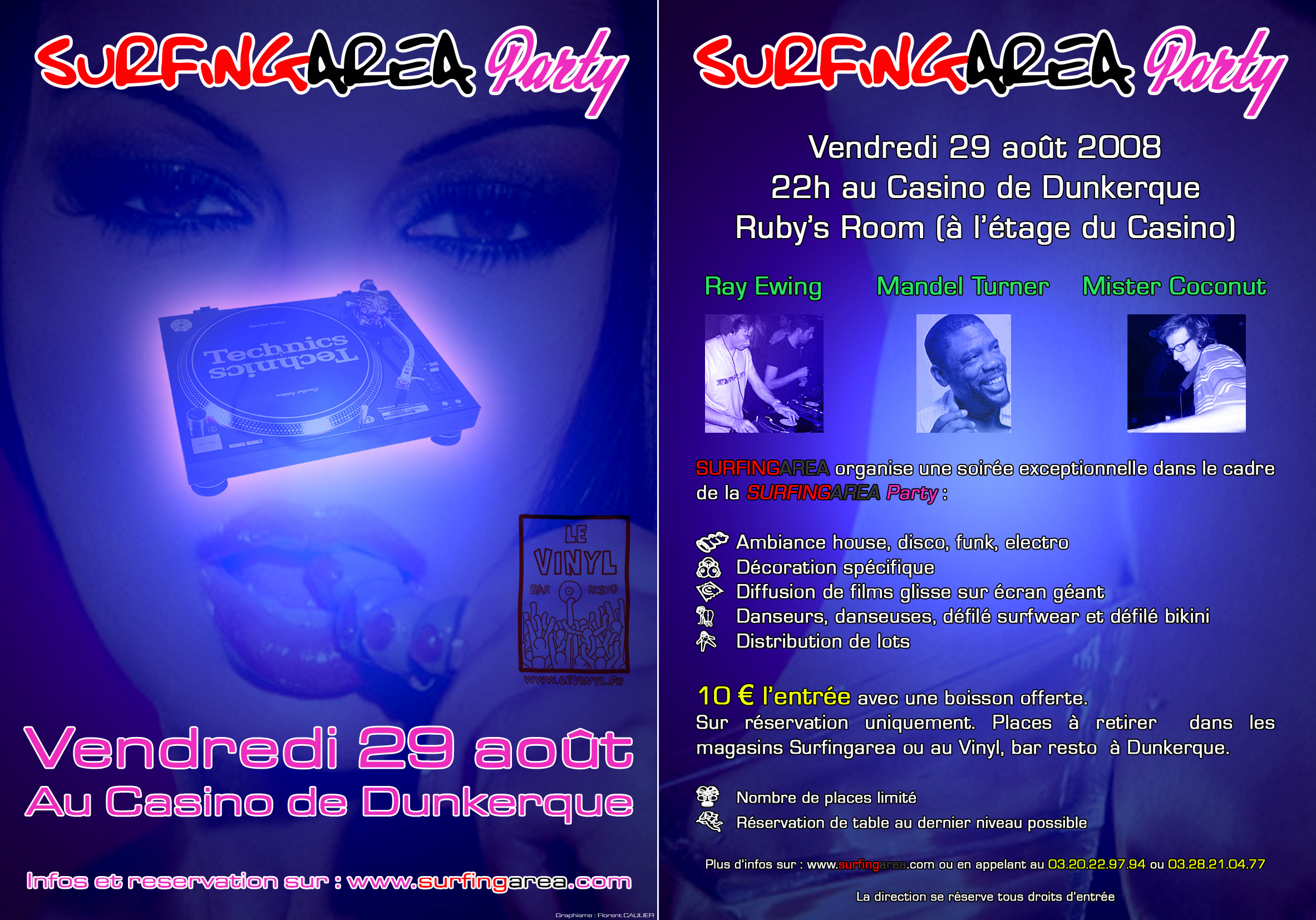 Flyer Surfingarea Party