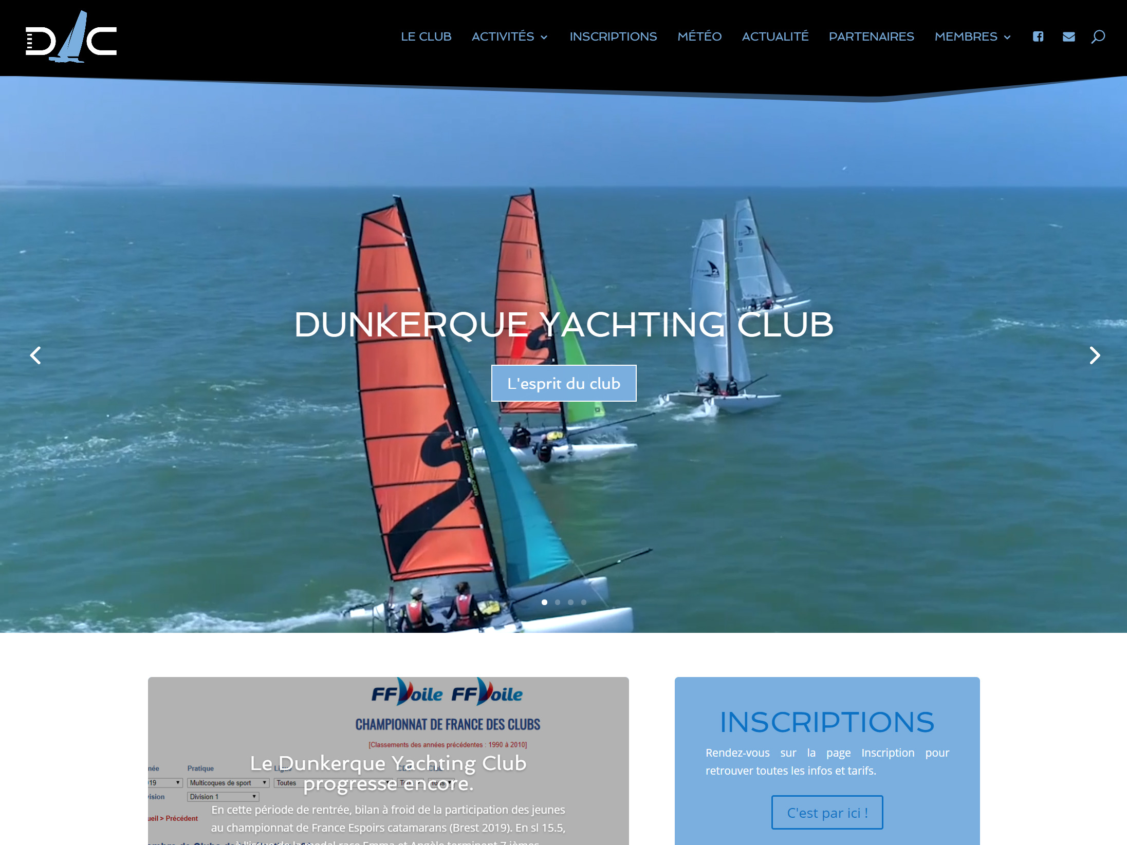 Site internet du DYC