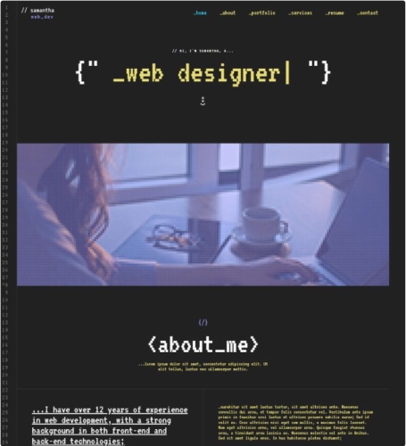 Web Developer Portfolio
