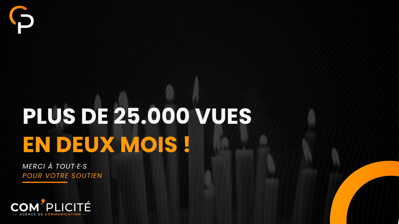 Bannière de l'article - Plus de 25 000 vues en deux mois