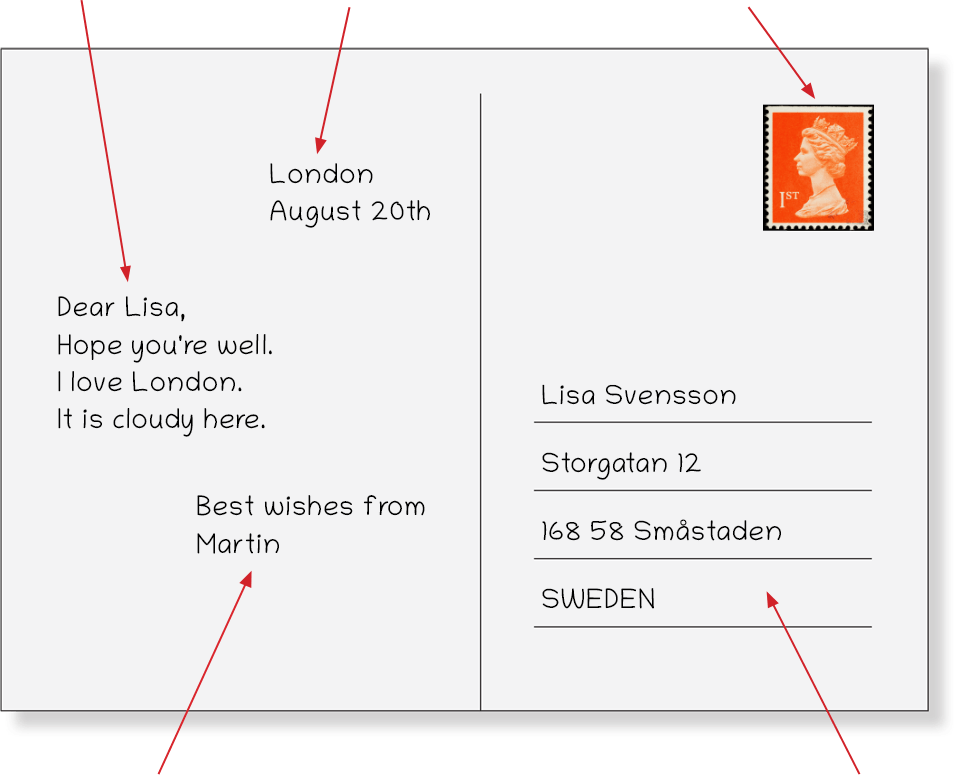 Writing A Postcard - Retina City Designs for Desktop