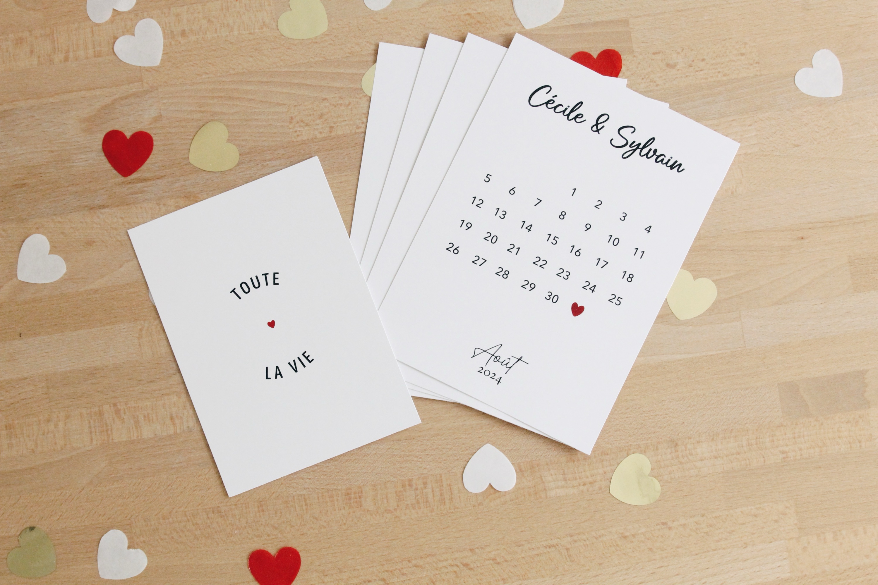 carte personnalisée mariage