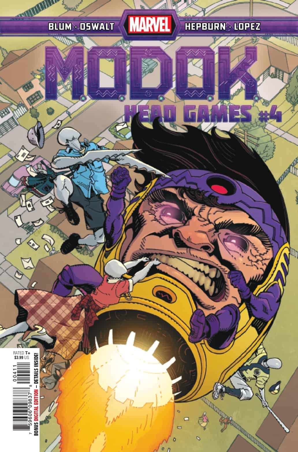 SNEAK PEEK Preview MARVEL Comics MODOK HEAD GAMES 4 OF 4 Comic Watch Preview Page 0001 