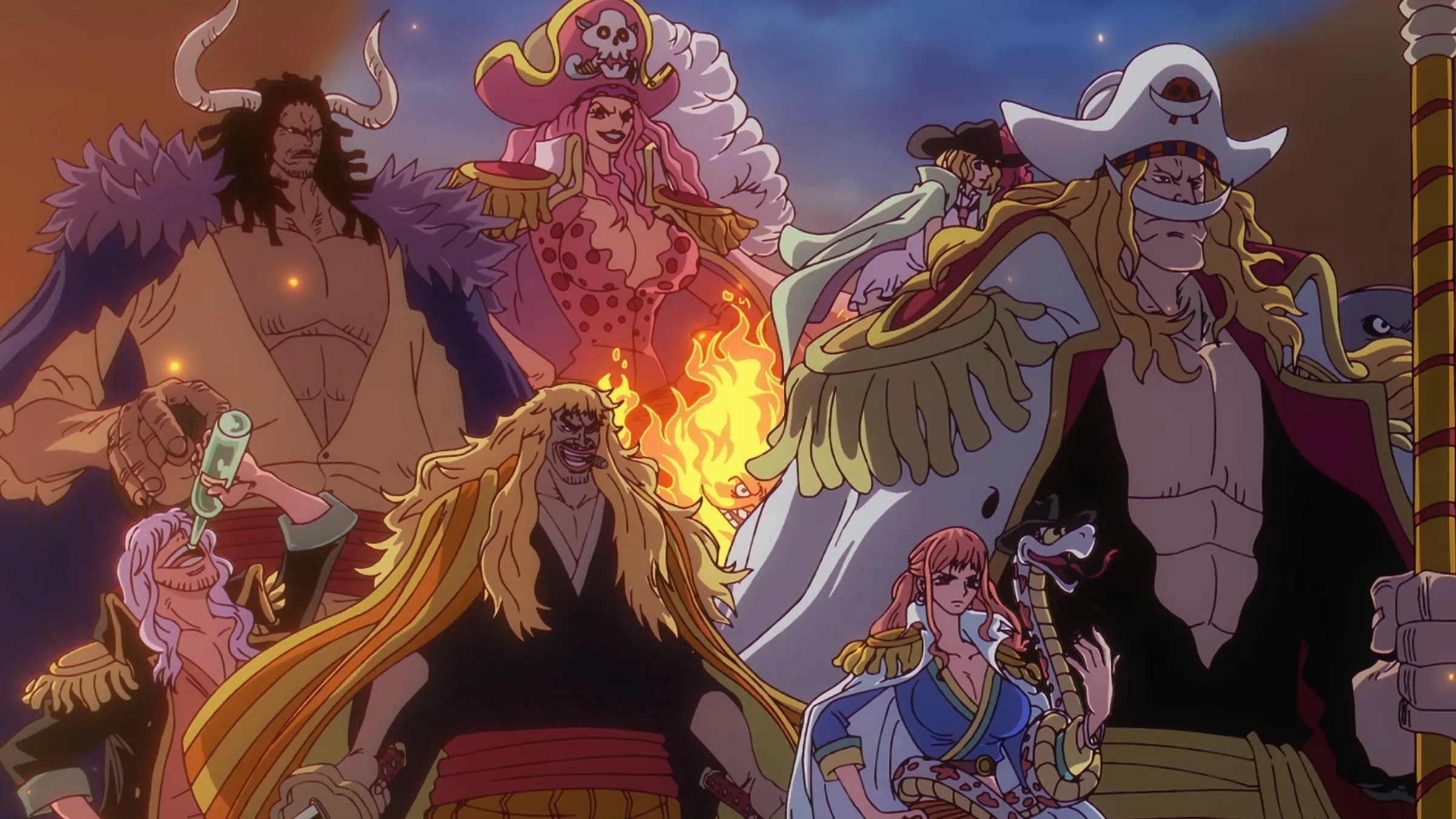 One Piece Finally Brings The Rocks Pirates To Anime With New Flashback One Piece Rocks Pirates Anime Flashback 