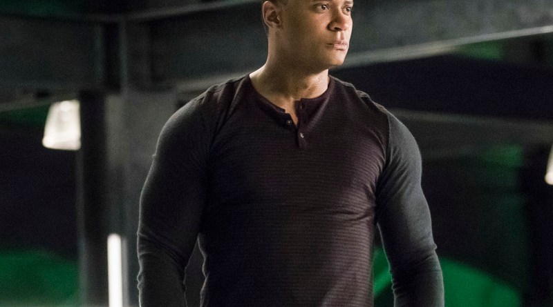 Arrow -- "Brothers in Arms" -- Image Number: AR617a_0110.jpg -- Pictured: David Ramsey as John Diggle/Spartan -- Photo: Jack Rowand/The CW -- ÃÂ© 2018 The CW Network, LLC. All rights reserved.